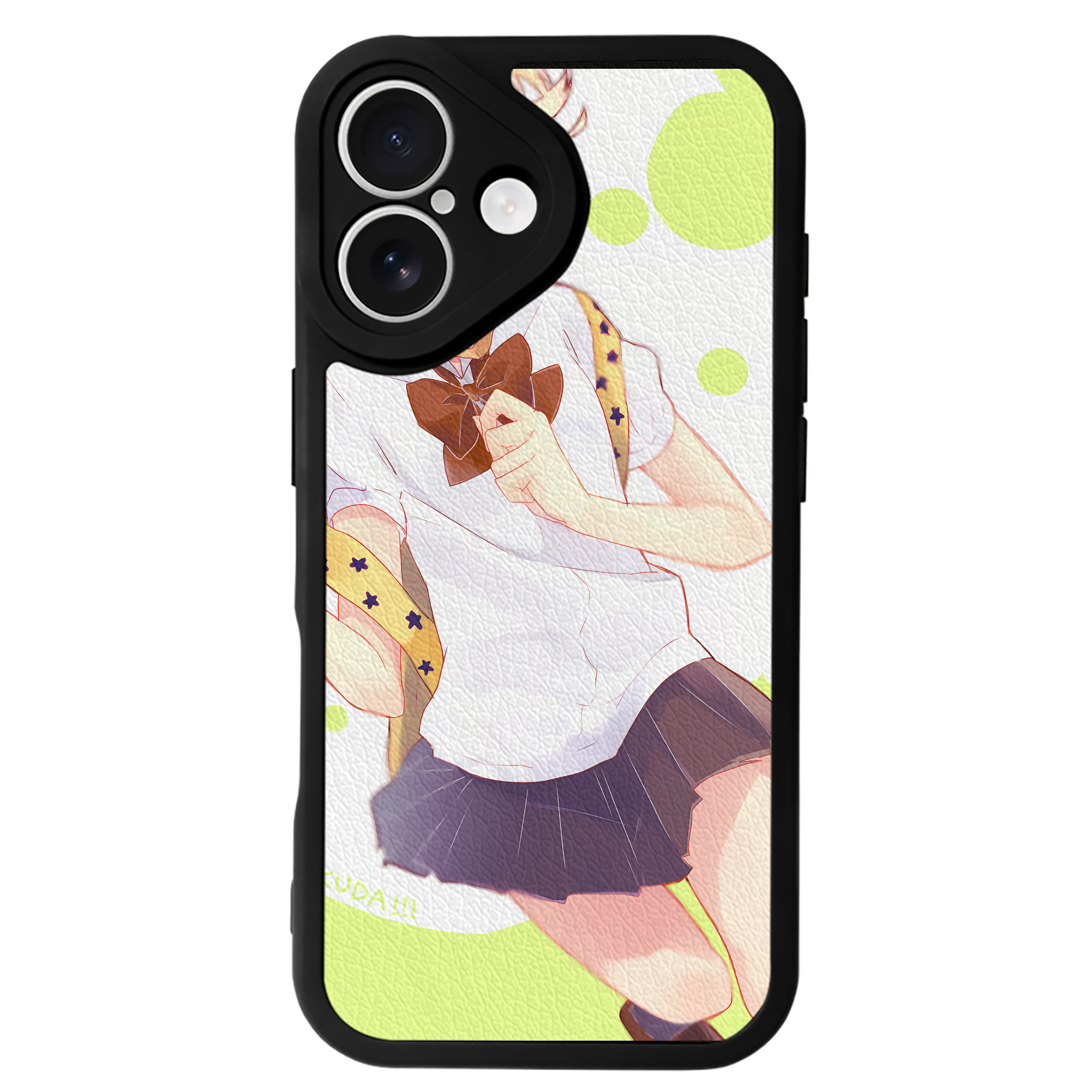 （画像用） ハイキュー!! Haikyu!! 【iPhone 16シリーズ対応】シリコンスマホケース（レザー調） 材質：シリコン